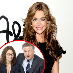 Denise Richards, Tina Fey, Alec Baldwin, 30 Rock Denise Richards, Tina Fey, Alec Baldwin, 30 Rock